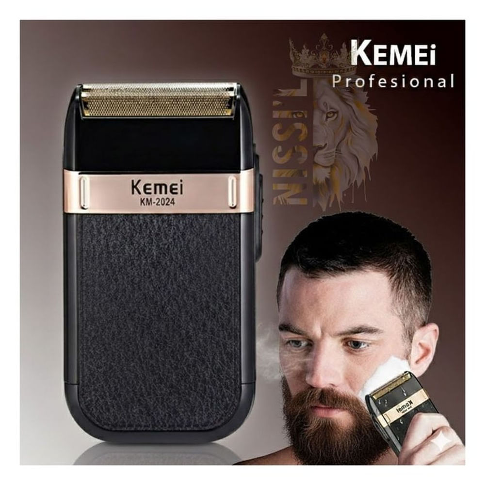 AFEITADORA ELECTRICA PARA HOMBRE KEMEI RECARGABLE