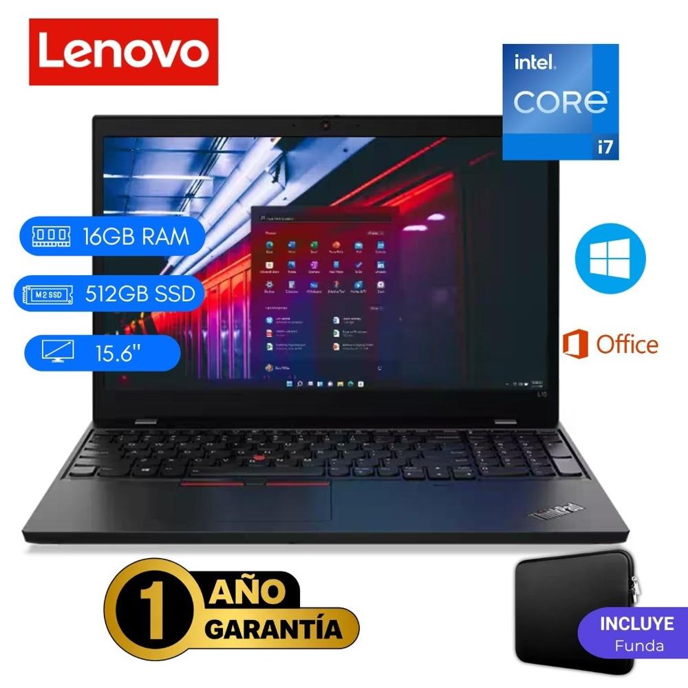 LENOVO THINKPAD L15 seminueva - CI7 10MA - 16GB DDR4 - 512GB SSD -15.6'
