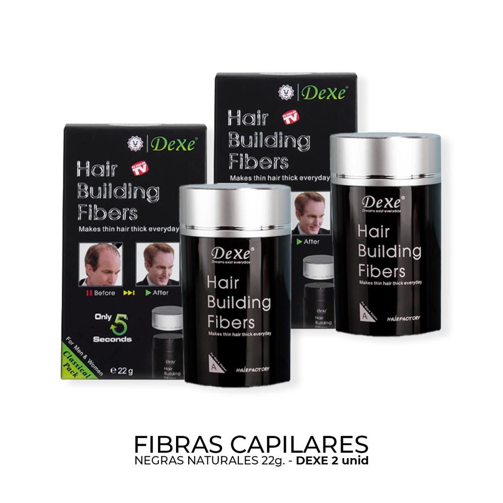 Fibra Capilar Dexe Color - Negro 2 Unides