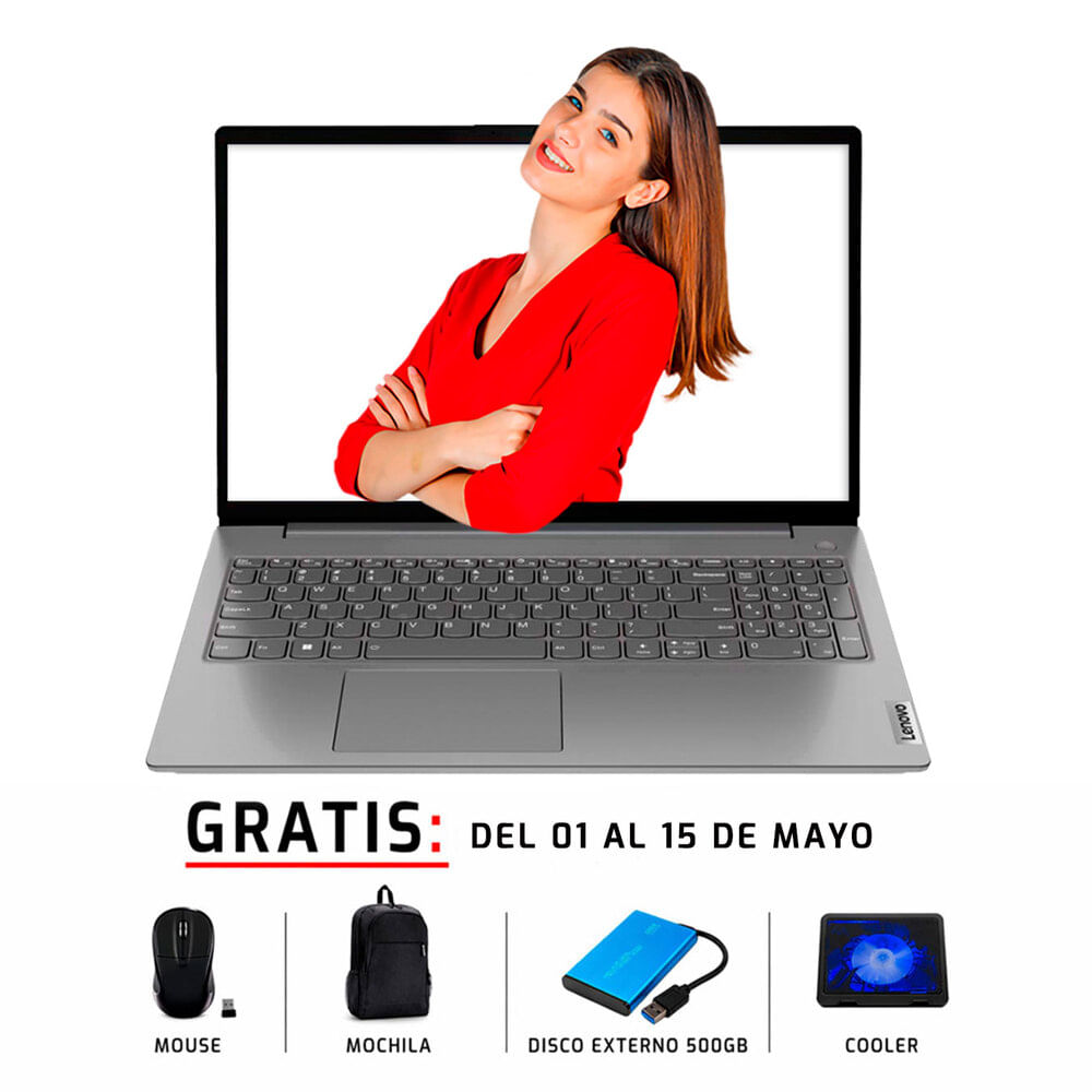Laptop LENOVO V15 G4 AMN 15.6'' AMD Ryzen 5 7520U 8GBLPDDR5 256GB MIPCLISTA