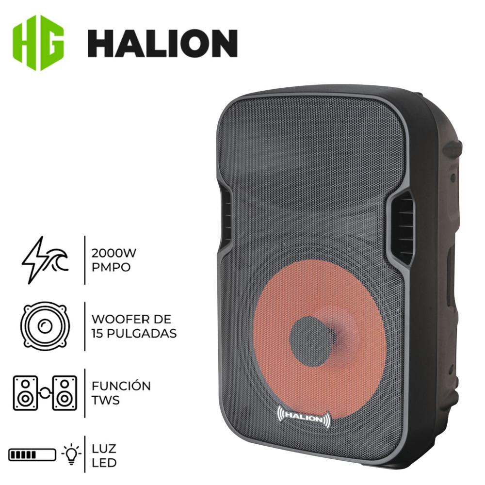 Parlante Profesional Halion PHA 15K 01 Micro Directo AC Full Volumen sin Limites