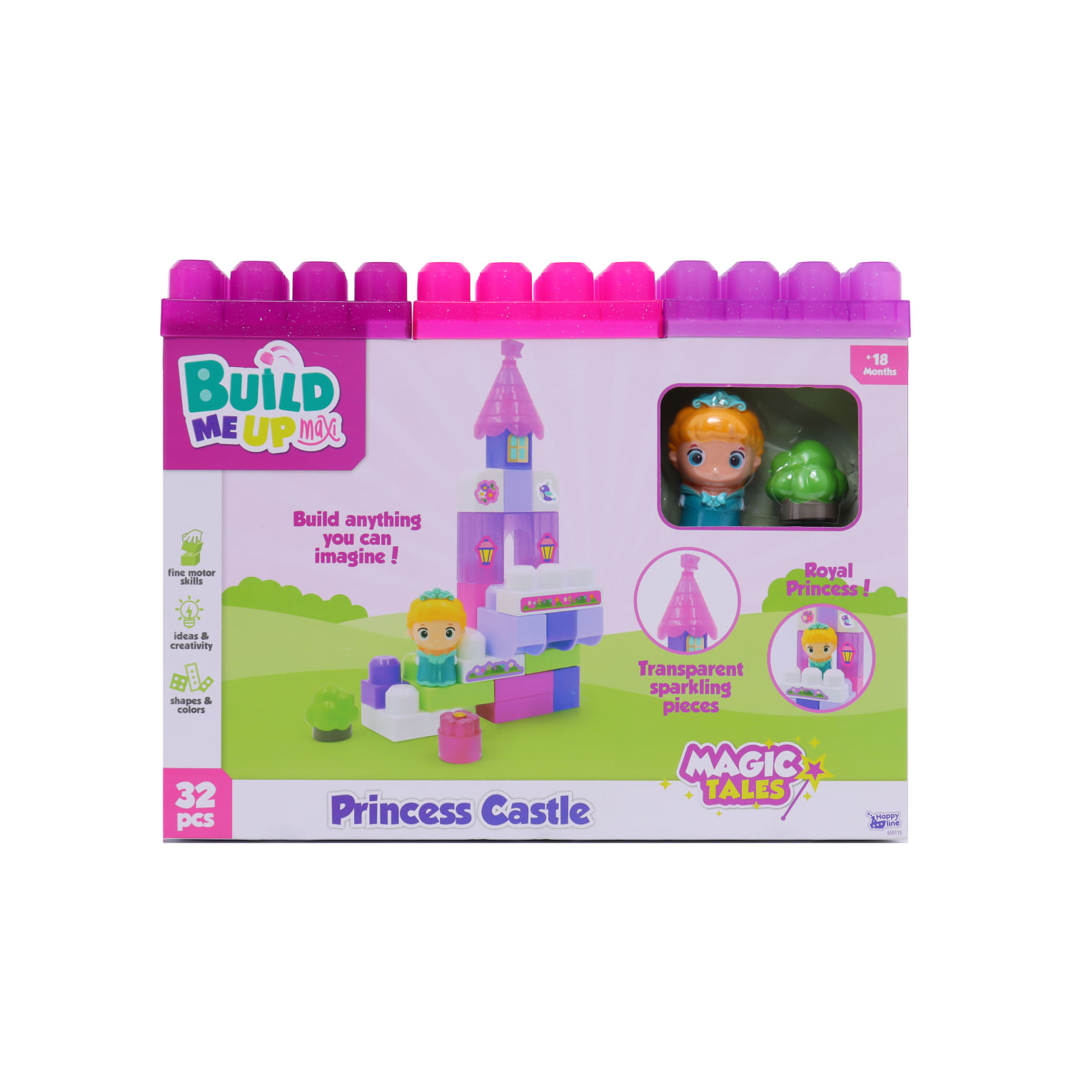 Set De Bloques Maxi Castillo 32 Piezas Build Me Up Maxi