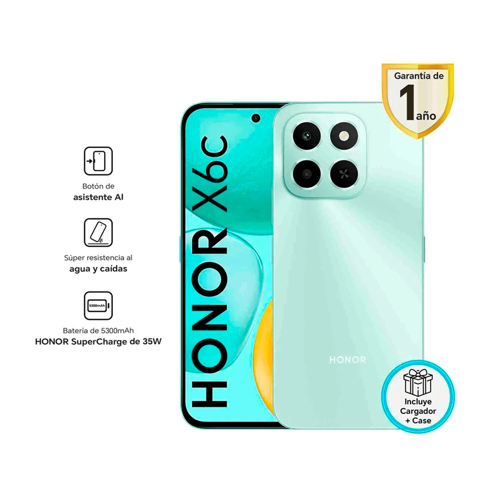 CELULAR HONOR X6C 6RAM 256GB AZUL