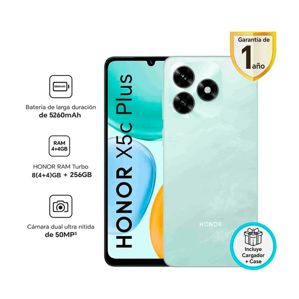 CELULAR HONOR X5C PLUS 6RAM 256GB AZUL