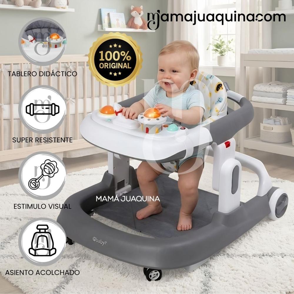Andador con Tablero Didáctico HANZEL Edición Exclusiva Gray