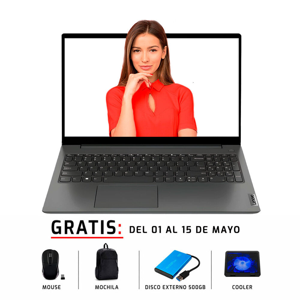 Laptop Lenovo V15 G5 IRL 15.6'' Core I7 13620H 16GB 500GB MIPCLISTA MI PC LISTA