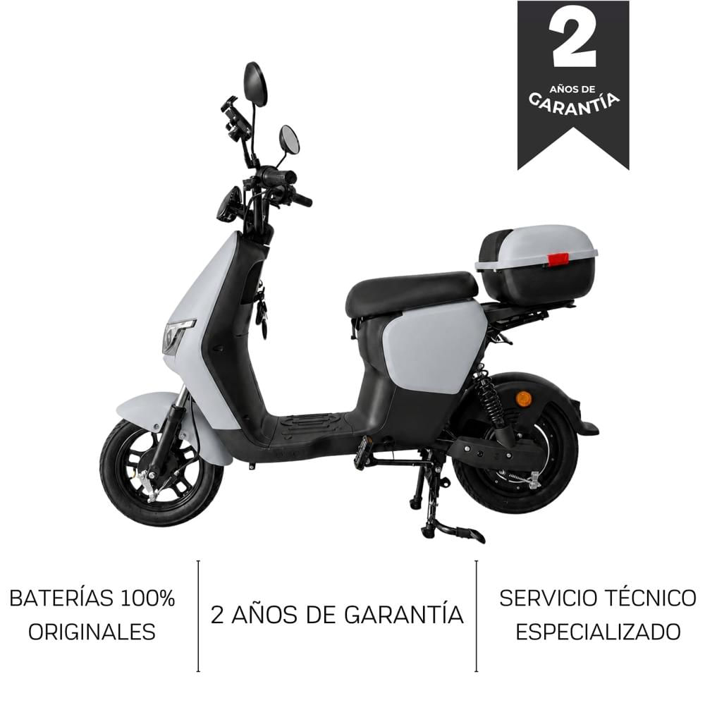 BICIMOTO ELÉCTRICA MOVEEN URBAN ONYX 1000W COLOR PLOMO