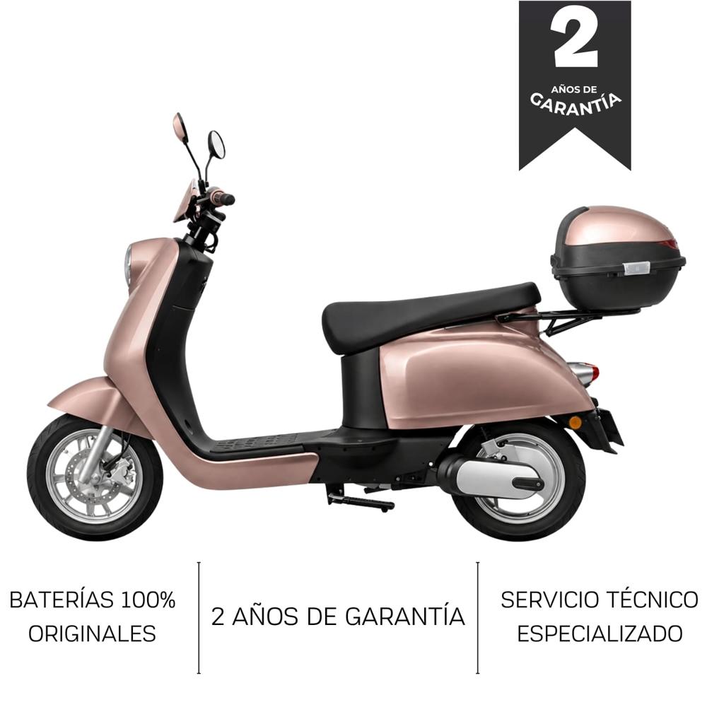BICIMOTO ELÉCTRICA MOVEEN URBAN 4 VINTAGE LITHIUM EXTRAIBLE GOLDEN ROSE