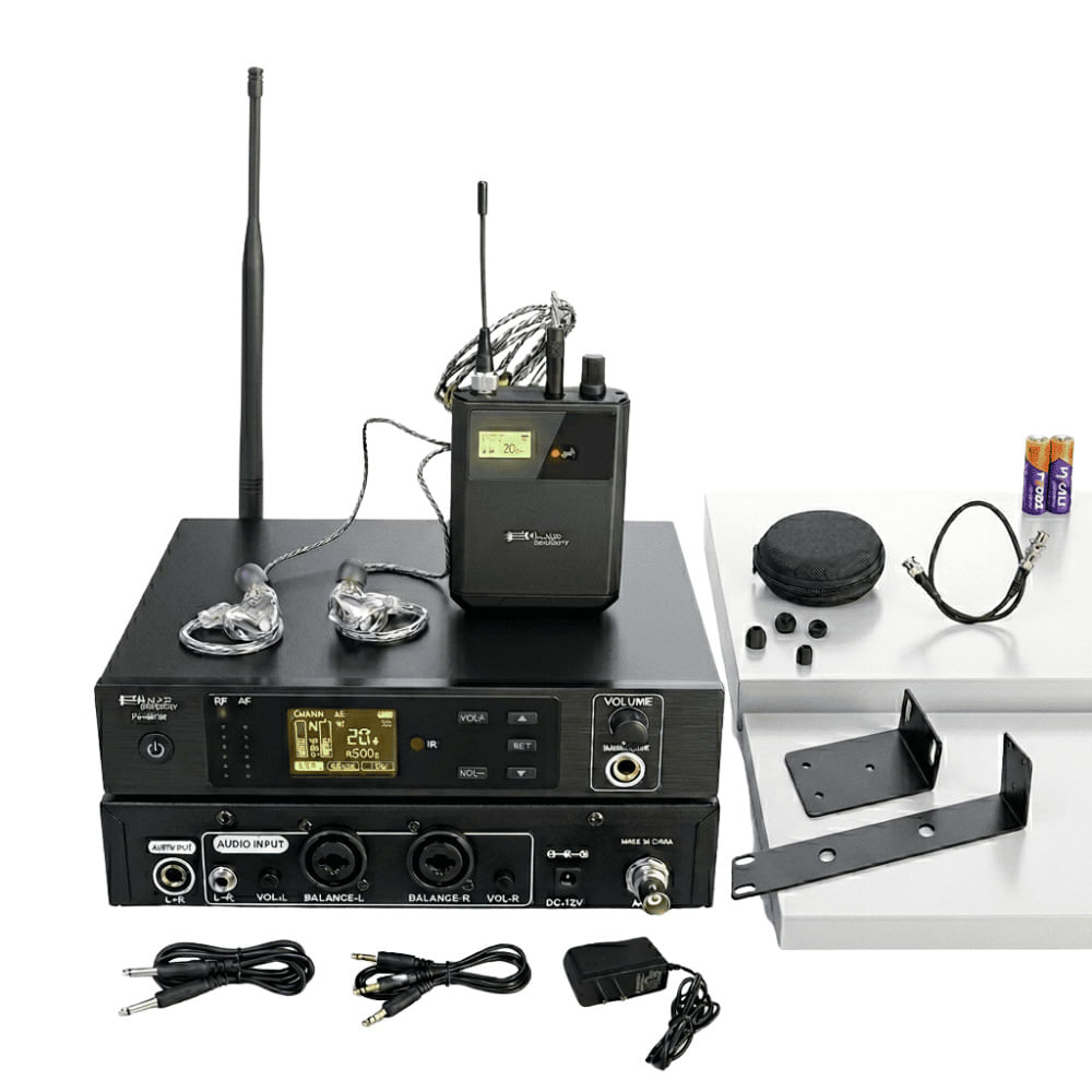 Sistema de Monitoreo Inalambrico In-Ear Feur FU-IE700 UHF Profesional