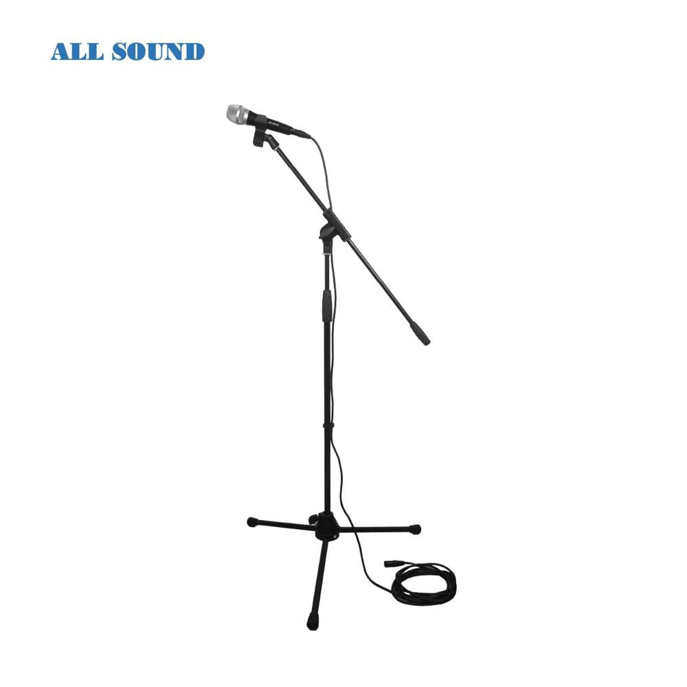 KIT DE PEDESTAL CON MICRÓFONO SM-PG58T  ALL SOUND