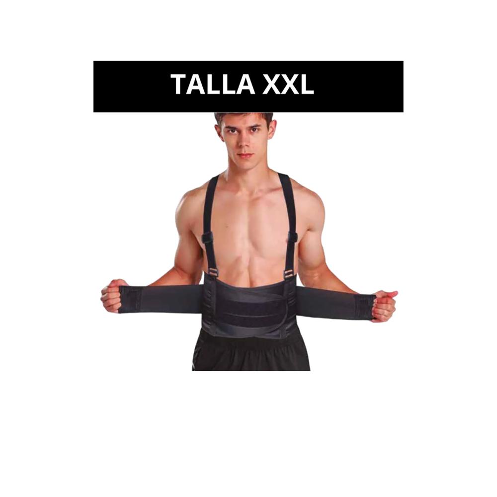 Maxsports Faja Lumbar Corta Negro XXl