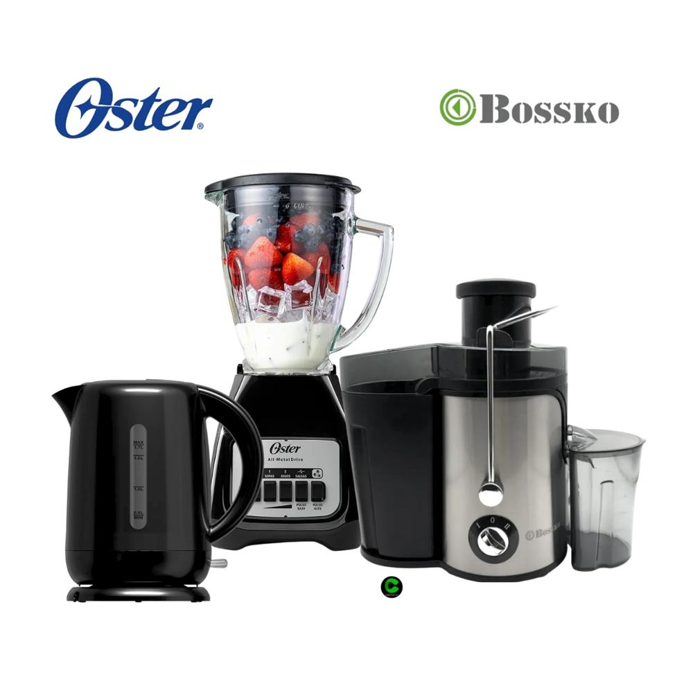 Combo  Extractor 500W - Licuadora BLSTKAG - Hervidor 1.7 L