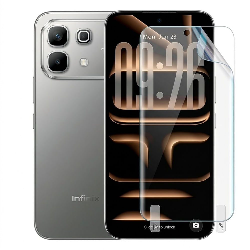 Infinix Note 60 Pro 5G 8Gb Ram Mist Titanium 256Gb Rom con Mica Hidrogel Registrado