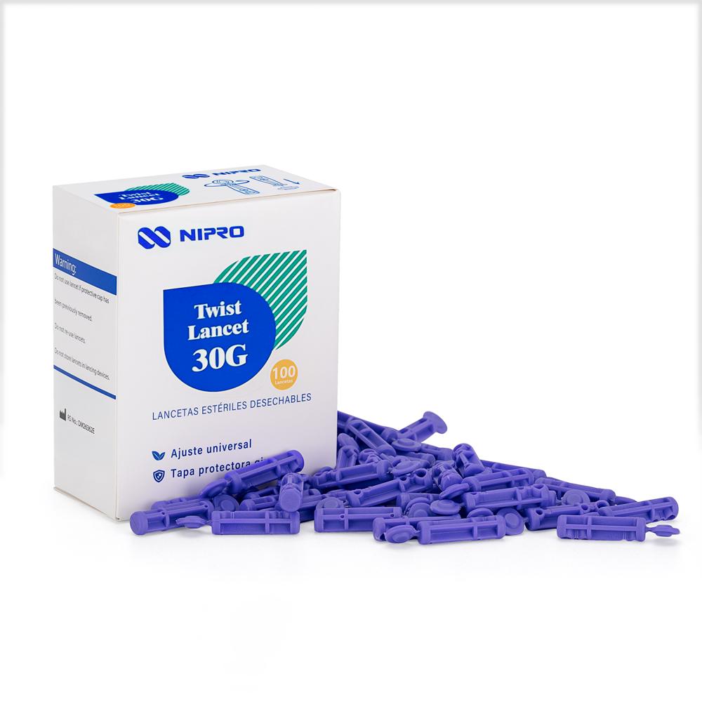 Lanceta Universal NIPRO 30G CAJA 100 UND