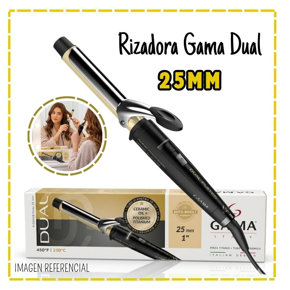Rizador Gama Dual Plates 25 MM - On off