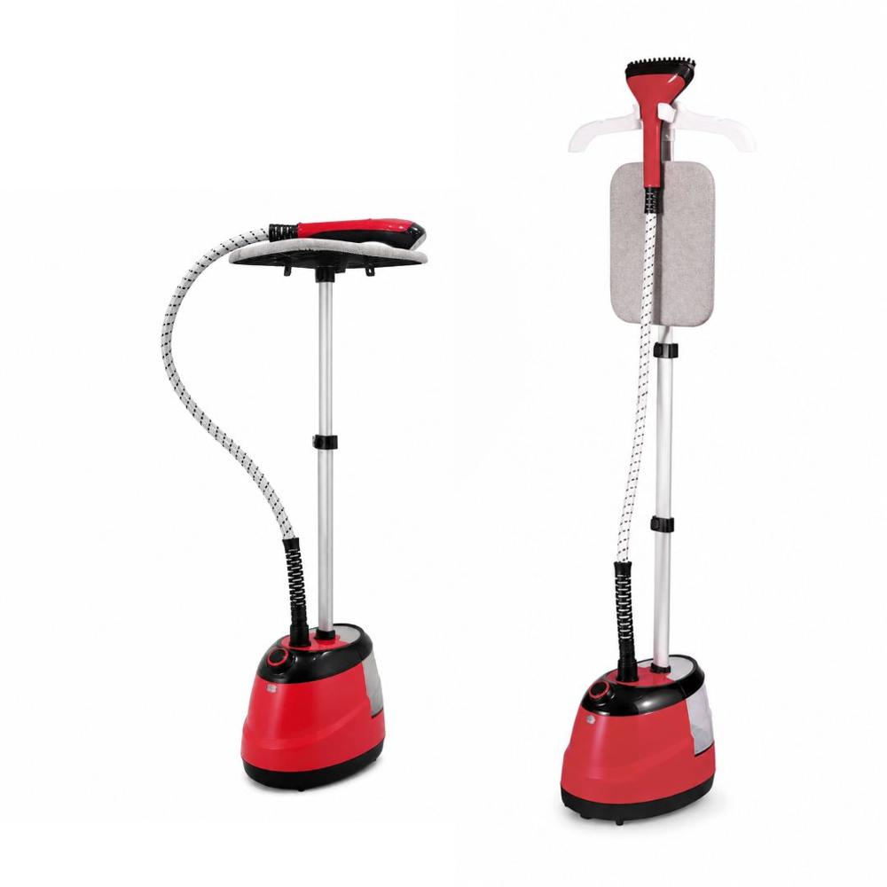 Plancha de Vapor para Ropa Base de Planchado Vertical y Horizontal 2000W - Roja