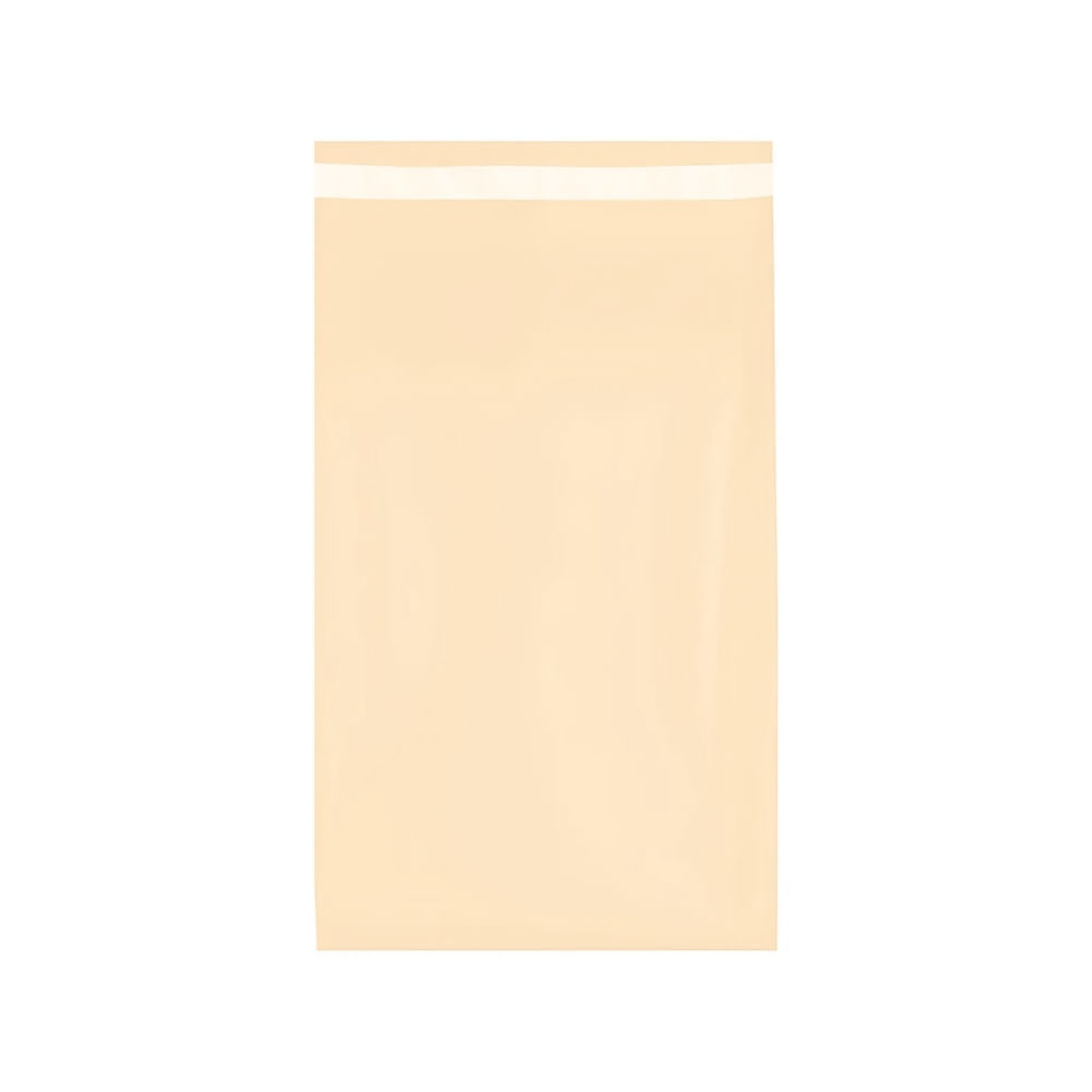 Bolsa para Envíos  y Courier 25x38 cm Pack 100 Unidades Polietileno con Cierre Adhesivo  Beige