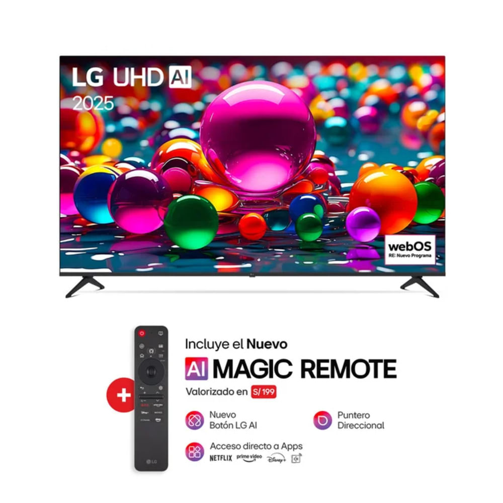 Televisor 7 Smart UHD 4K THINQ AI 7 LG LED 75UA8050PSA