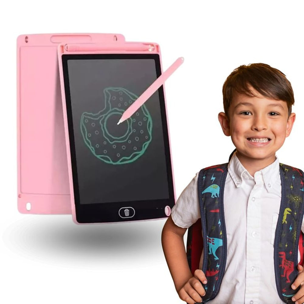 Pizarra Mágica Infantil Diversión Educativa para Pequeños Rosado