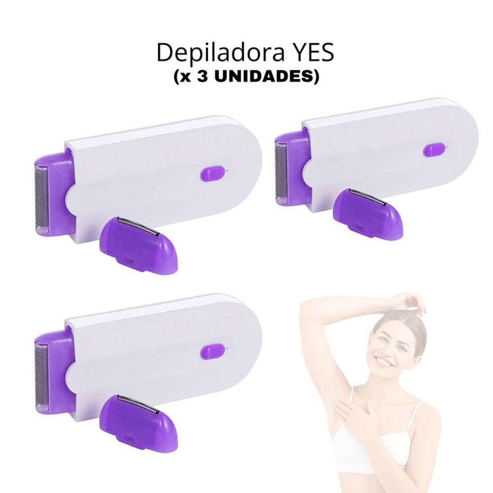 Set x3 unidades  YES – La Solución Perfecta para una Depilación Exprés