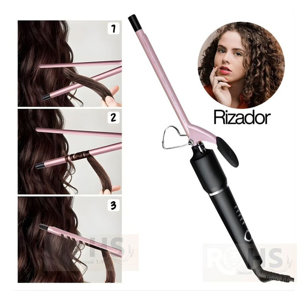 RIZADOR ELÉCTRICO PARA CABELLO RULOS PERFECTOS