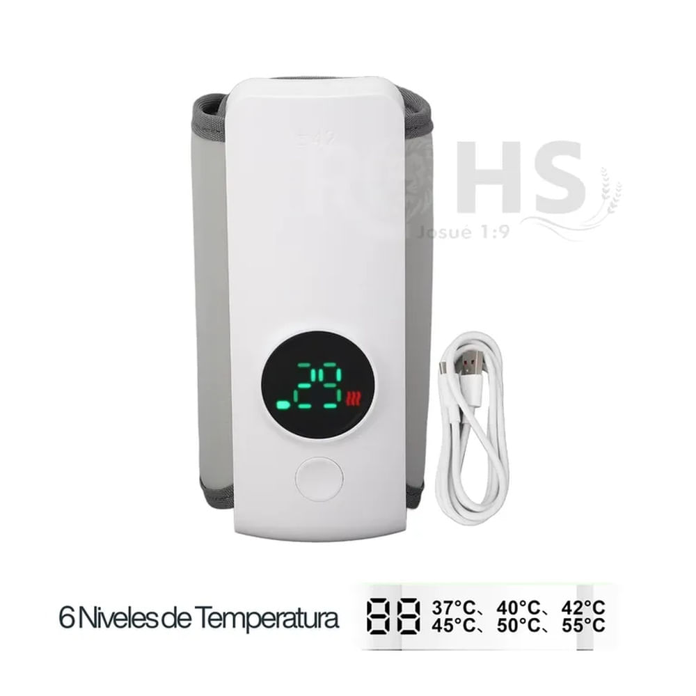 Calentador de Leche para Bebé con Temperatura Ajustable De 6 Niveles