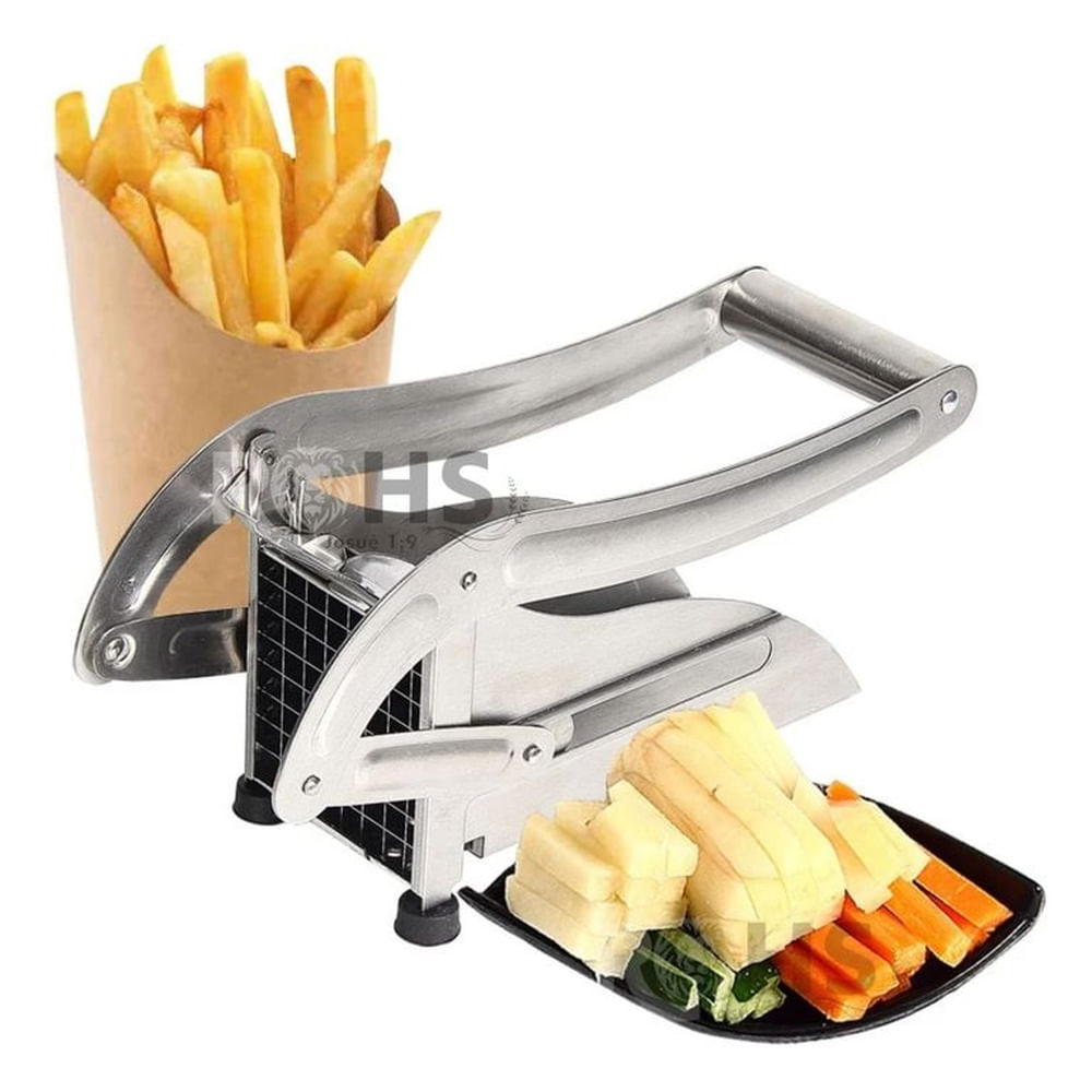 Cortador De Papas Fritas De Acero Inoxidable Con Cuchillas Intercambiables