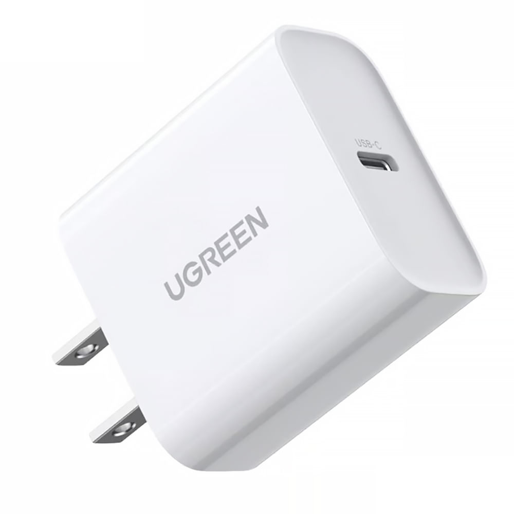 Cargador UGREEN de Carga Rápida PD 20W 3.0 CD137 - Blanco