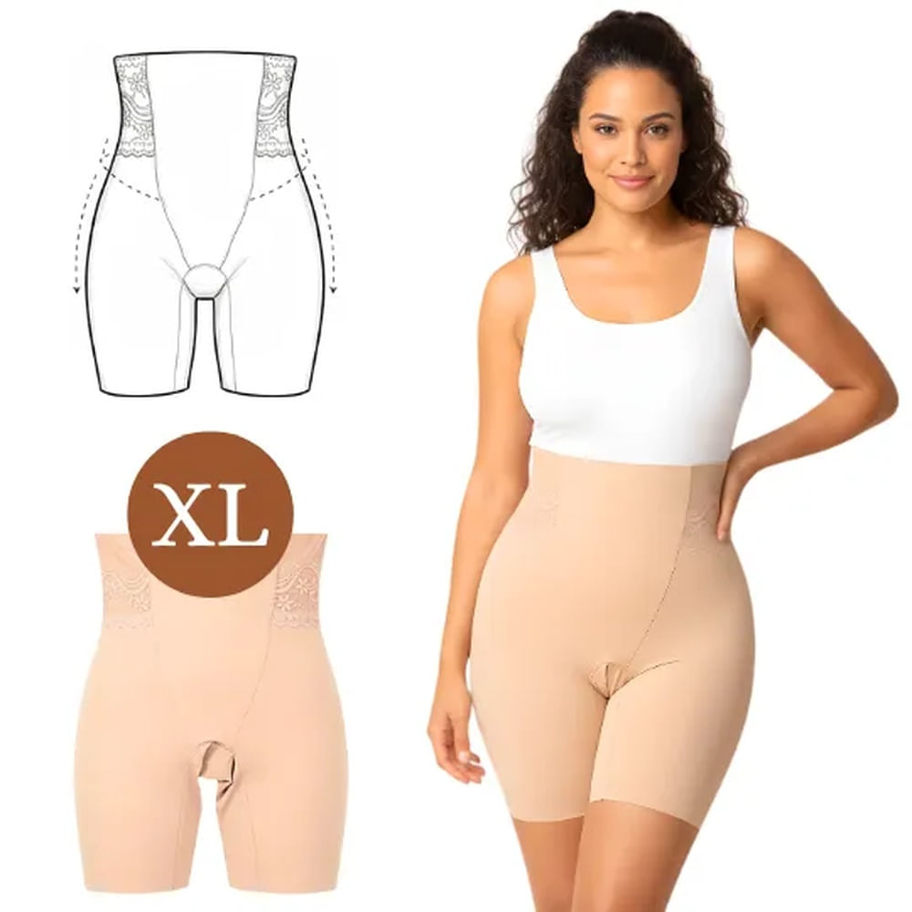 Faja Moldeadora tipo Short Beige Talla XL