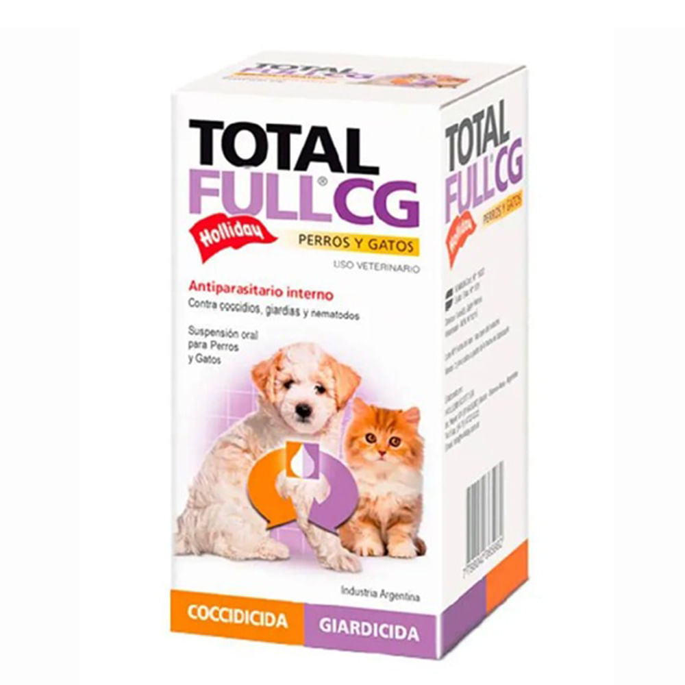 Antiparasitario Total Full CG Suspensión Para Perros y Gatos 150ml