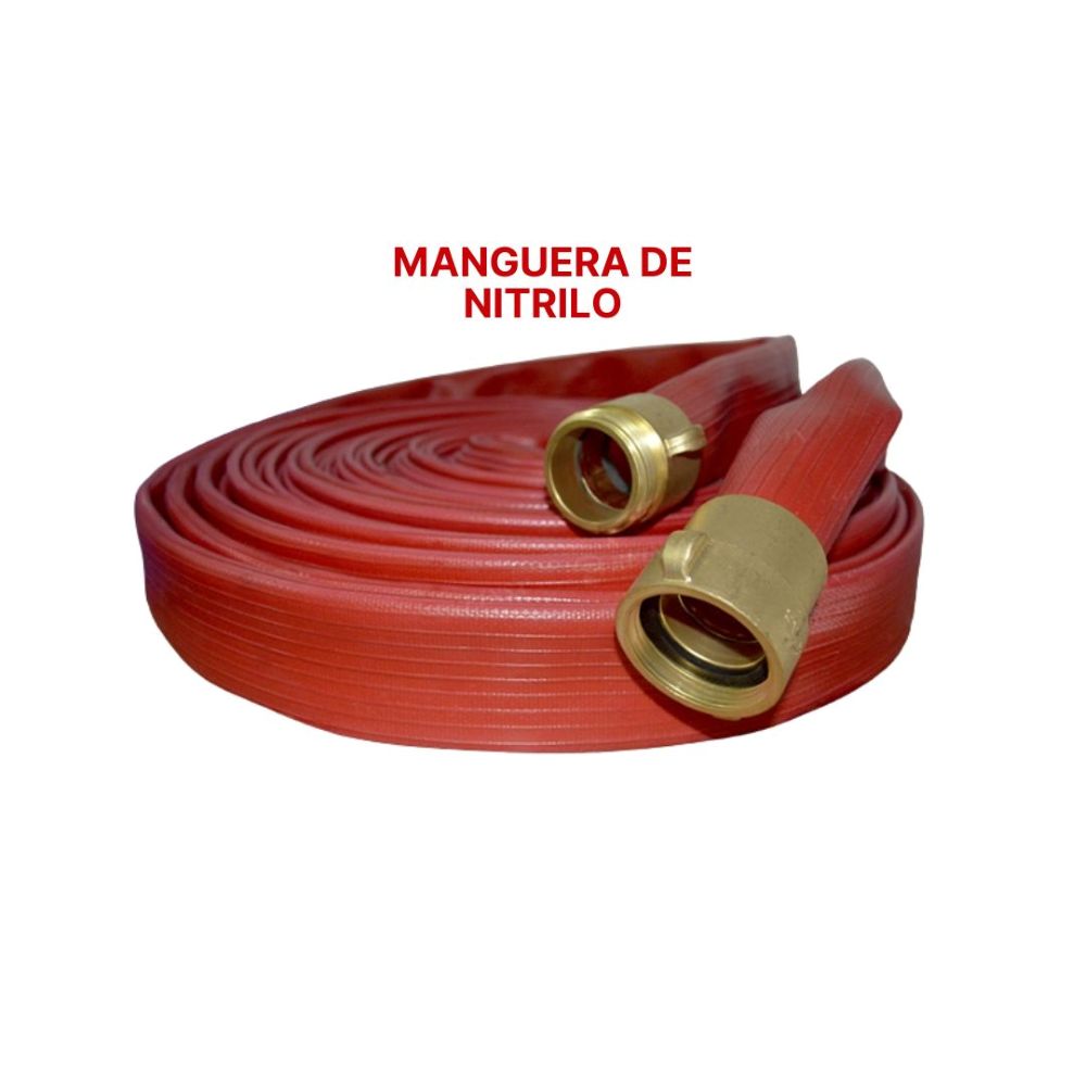 MANGUERA CONTRA INCENDIOS DE NITRILO 300PSI 30mt