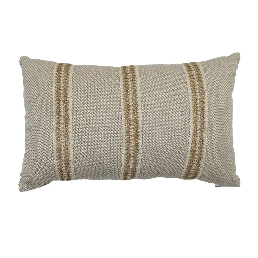 Cojin Lineas Beige 30 x 50Cm