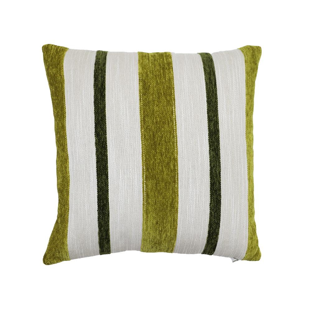 Cojin Lineas Verde 45 x 45Cm