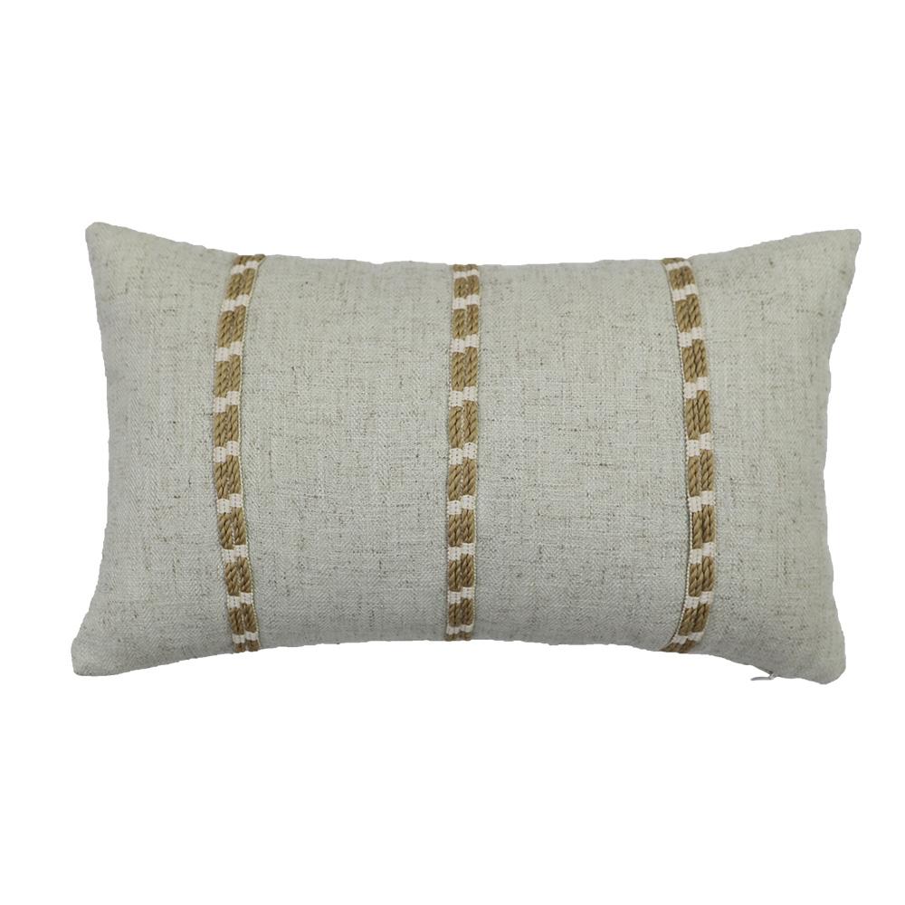 Cojin Lineas Neutral 30 x 50Cm