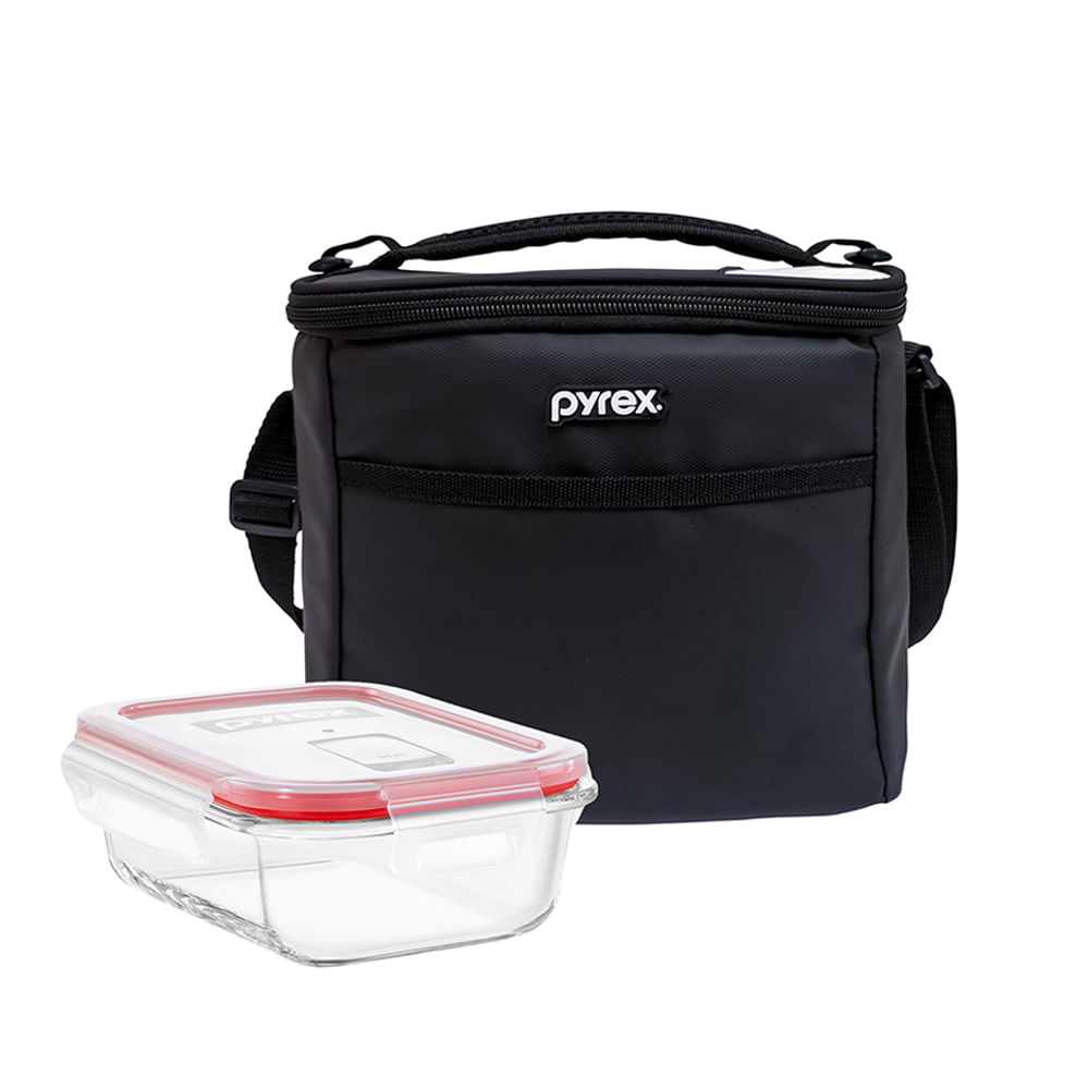 Lonchera  Pyrex Juvenil Tottem Black-Taper 650ml 300381