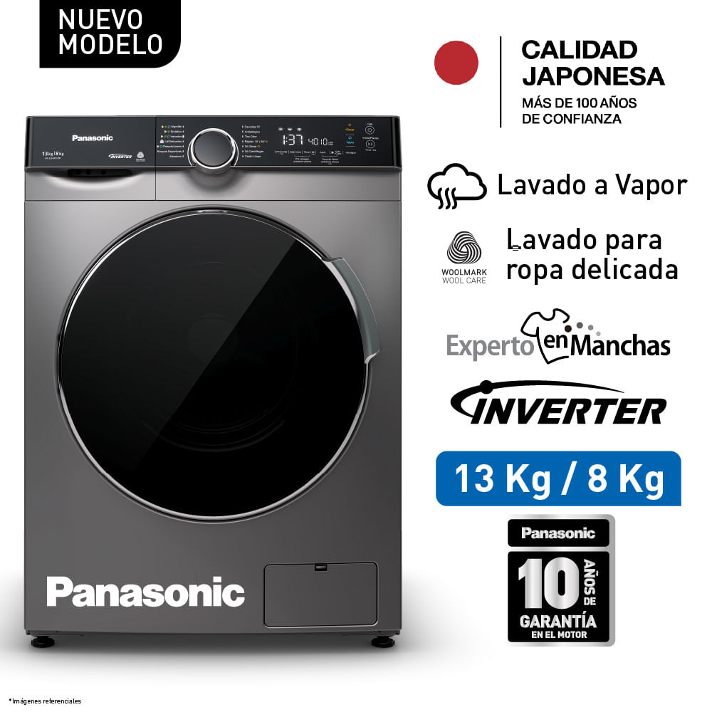 Lavaseca Panasonic 138KG NA-S26 Carga Frontal