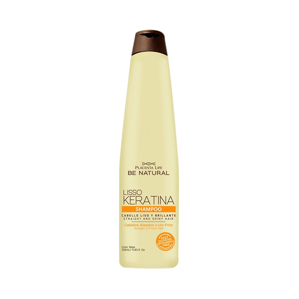 Shampoo Be Natural Lisso Keratina 350 ml