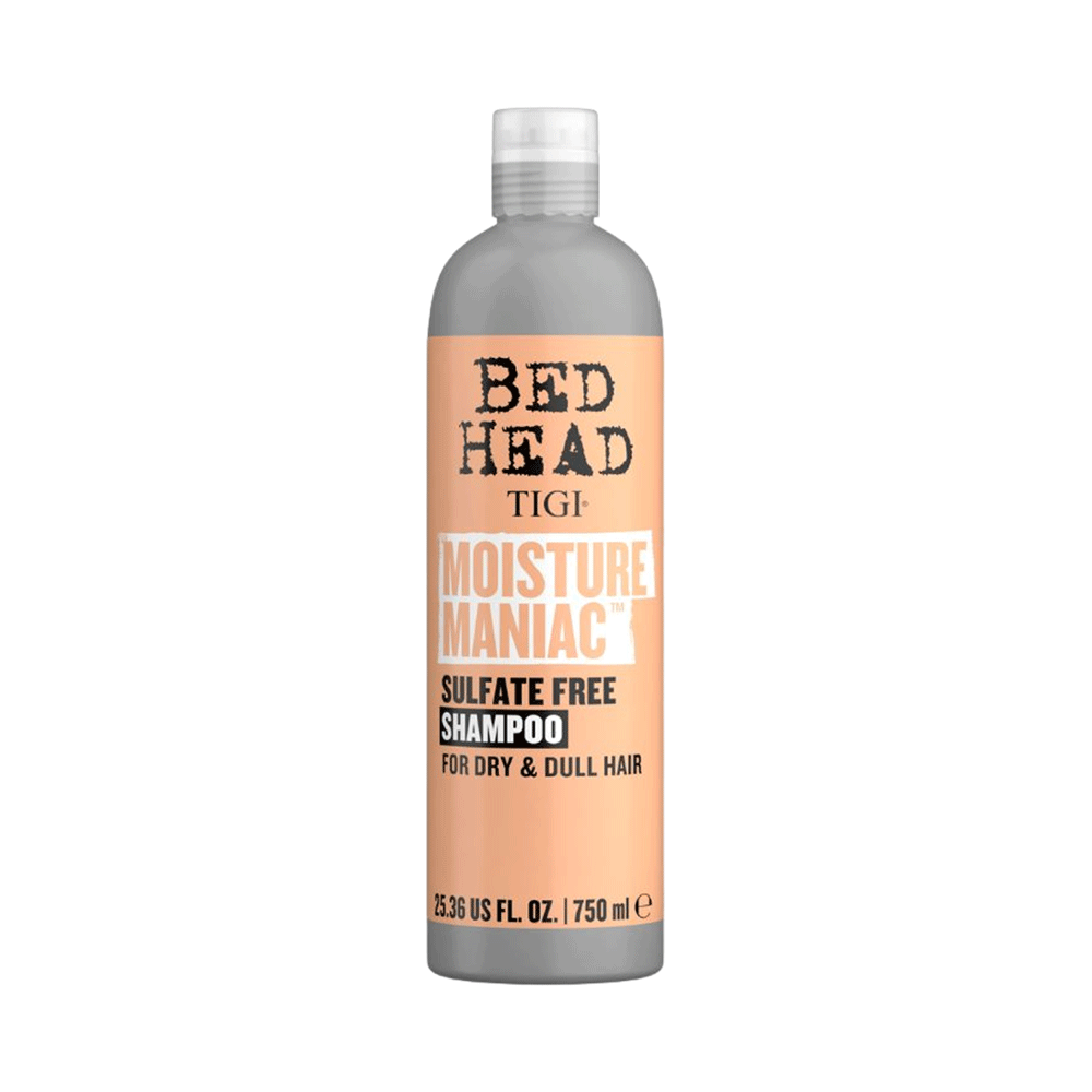 Shampoo TIGI Bed Head Moisture Maniac sin sulfatos para cabello seco 750 ml