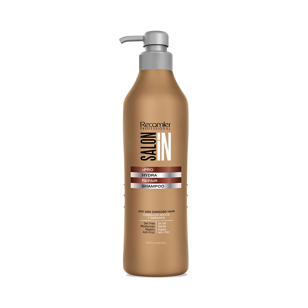 Shampoo Salon In +Pro Hydra Repair para cabello seco y dañado 1000 ml