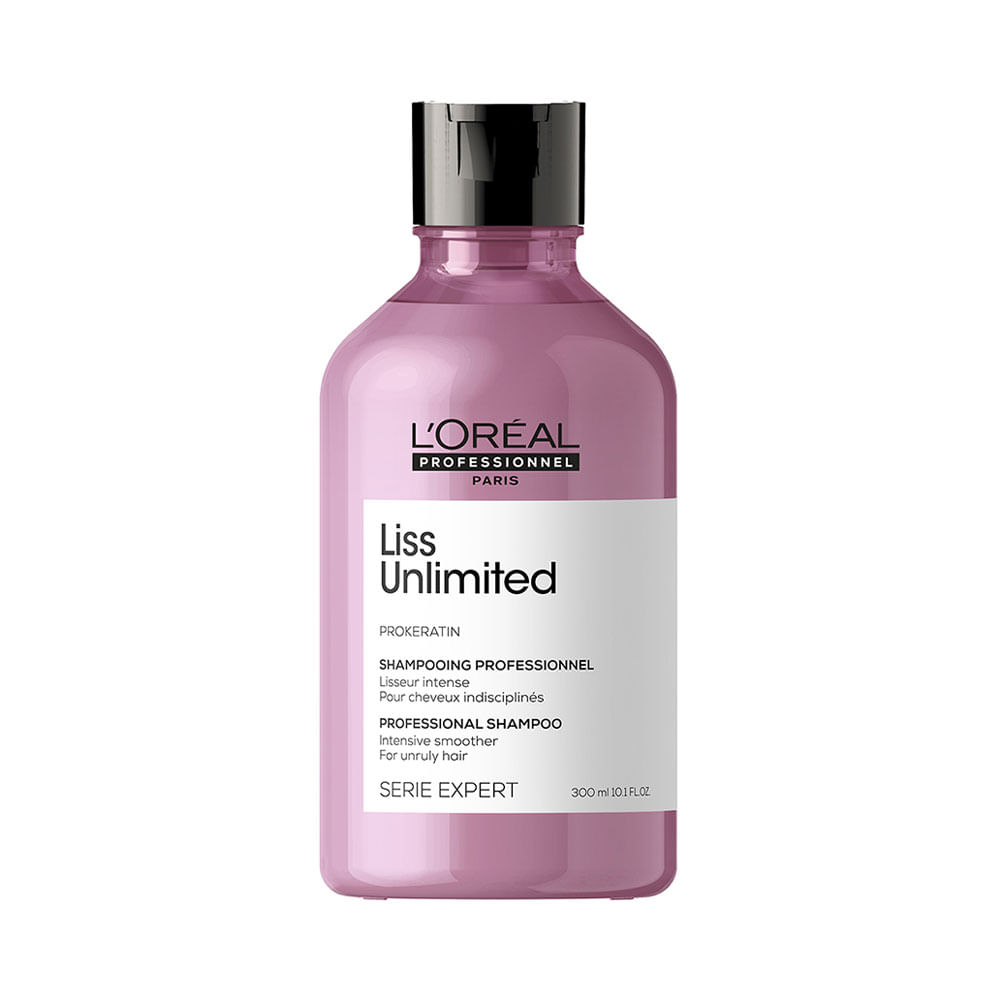 Shampoo L'Oréal Professionnel Liss Unlimited para cabello rebelde, seco y con frizz 300 ml