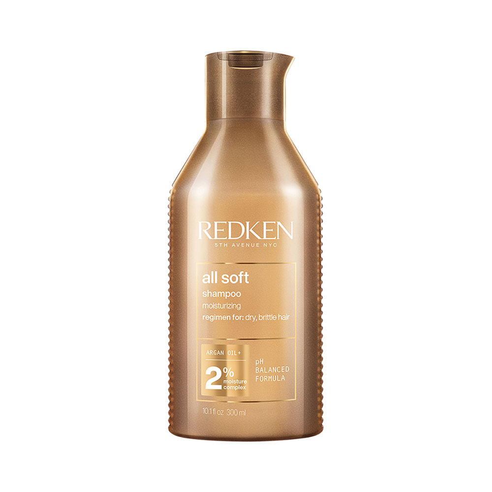 Shampoo Redken All Soft para cabello seco y quebradizo 300 ml