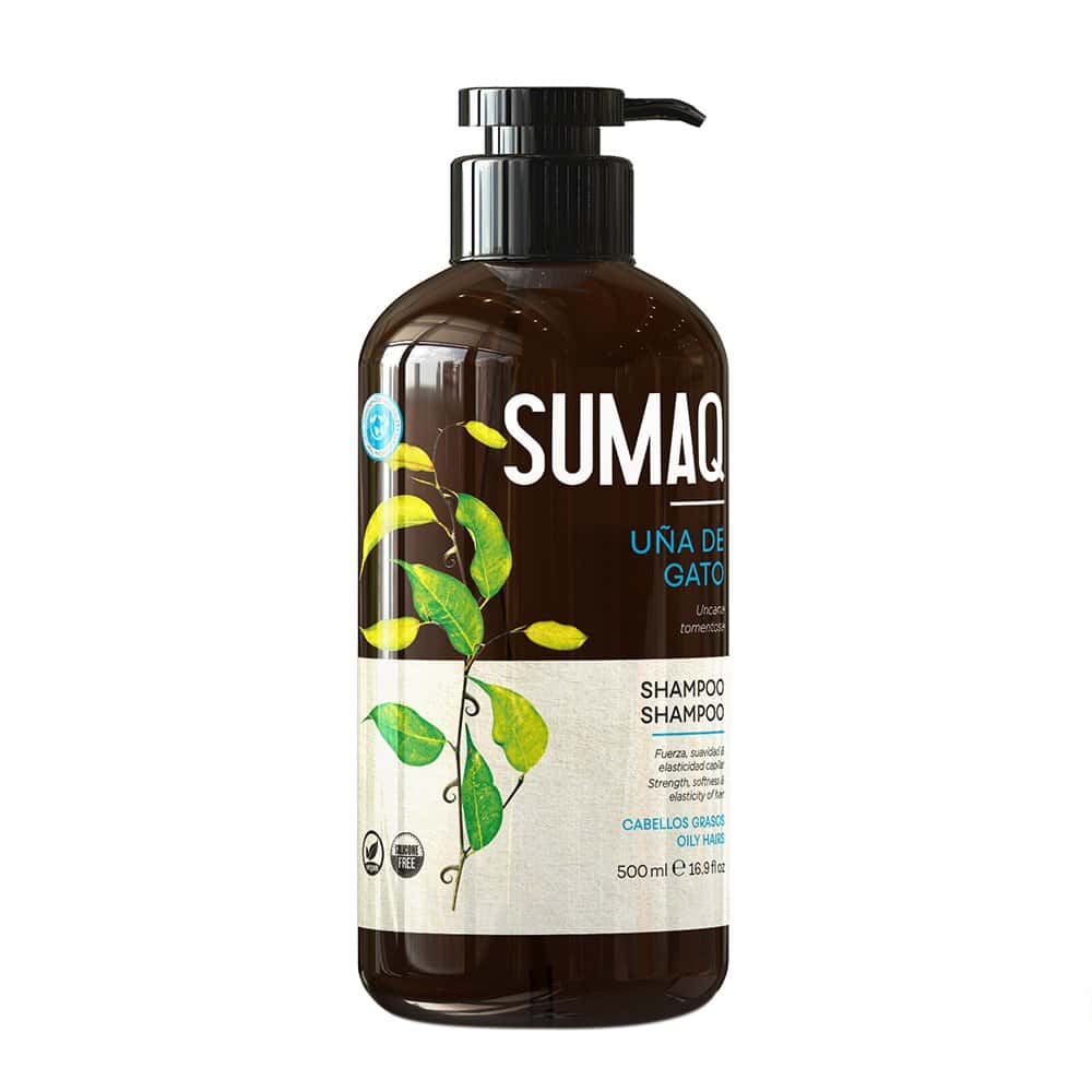 Shampoo Sumaq Uña de Gato para cabello graso 500 ml