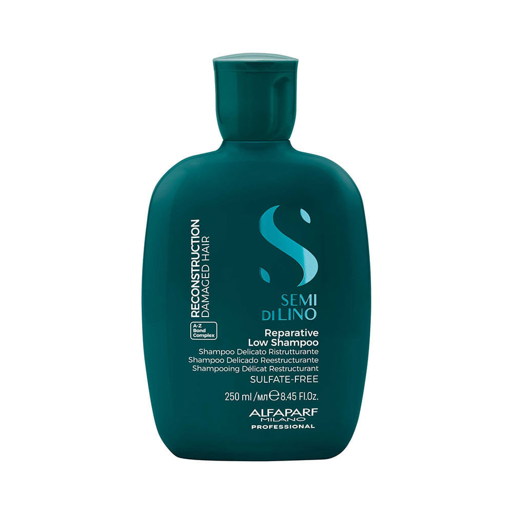 Shampoo Alfaparf Semi Di Lino Reparative Low Reconstrucción 250 ml