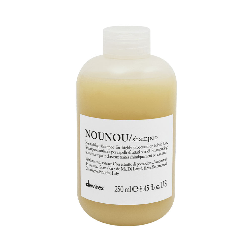 Shampoo Davines NOUNOU para cabello procesado o quebradizo 250 ml
