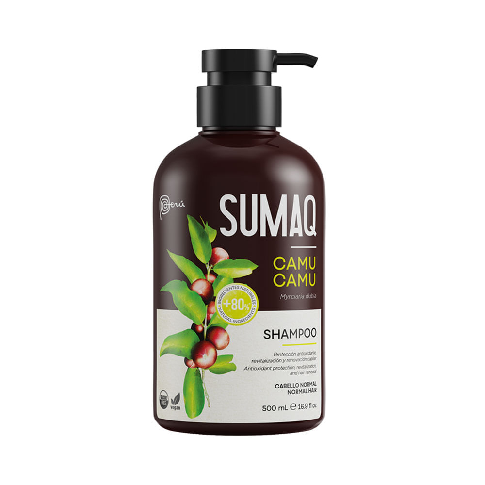 Shampoo Sumaq Camu Camu cabello normal 500 ml