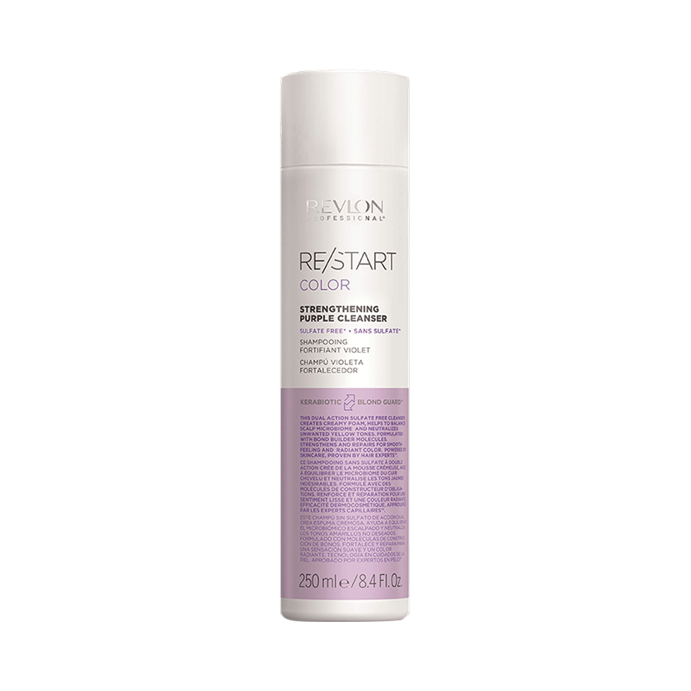 Shampoo Matizador Revlon Professional RE/START Color Purple para cabello rubio 250 ml