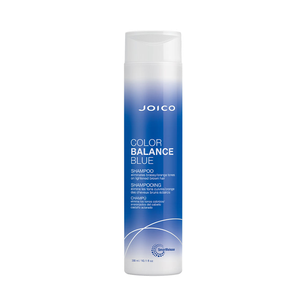 Shampoo Matizador Joico Color Balance Blue cabello castaño decolorado 300 ml