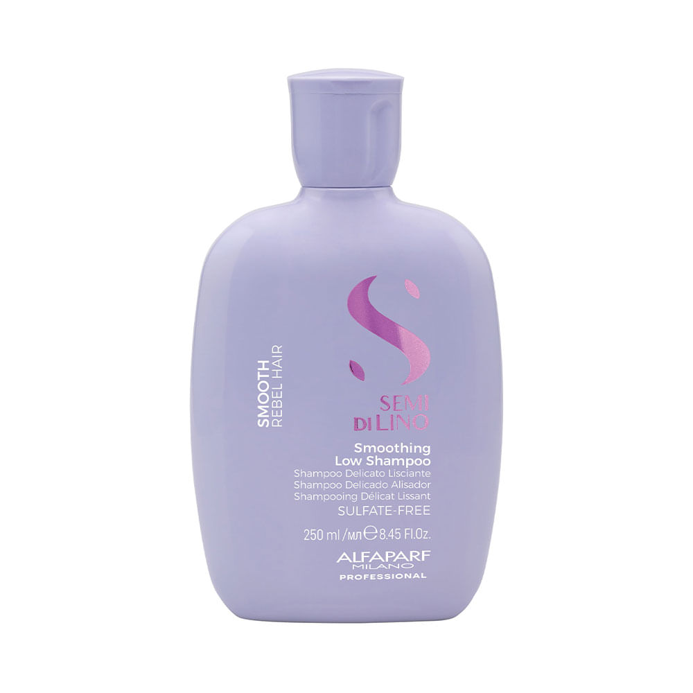 Shampoo Alfaparf Semi Di Lino Smoothing Low alisador sin sulfatos 250 ml