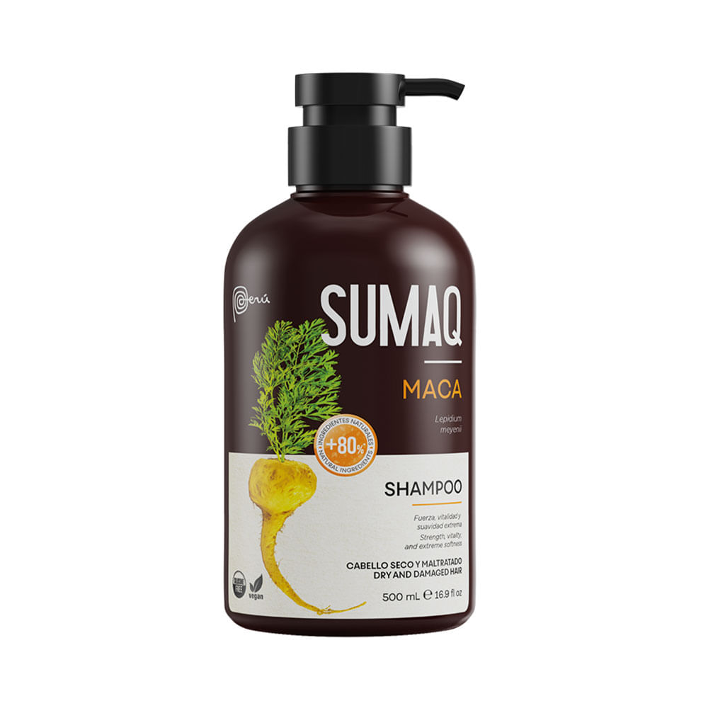 Shampoo Sumaq Maca cabello seco y maltratado 500 ml