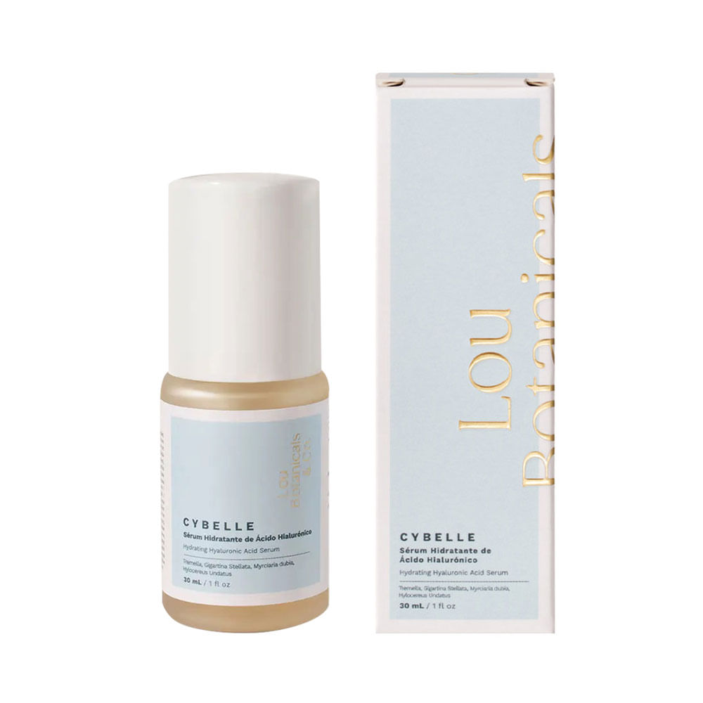 Sérum facial Lou Botanicals Hidratante De Ácido Hialurónico Vegetal 30 ml